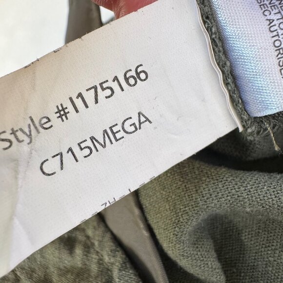 BCBG MAXAZRIA Linen-Blend Pants (Army Green) - Size 4 - Picture 9 of 12